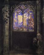 Odilon Redon Stained-Glass Window Sweden oil painting artist